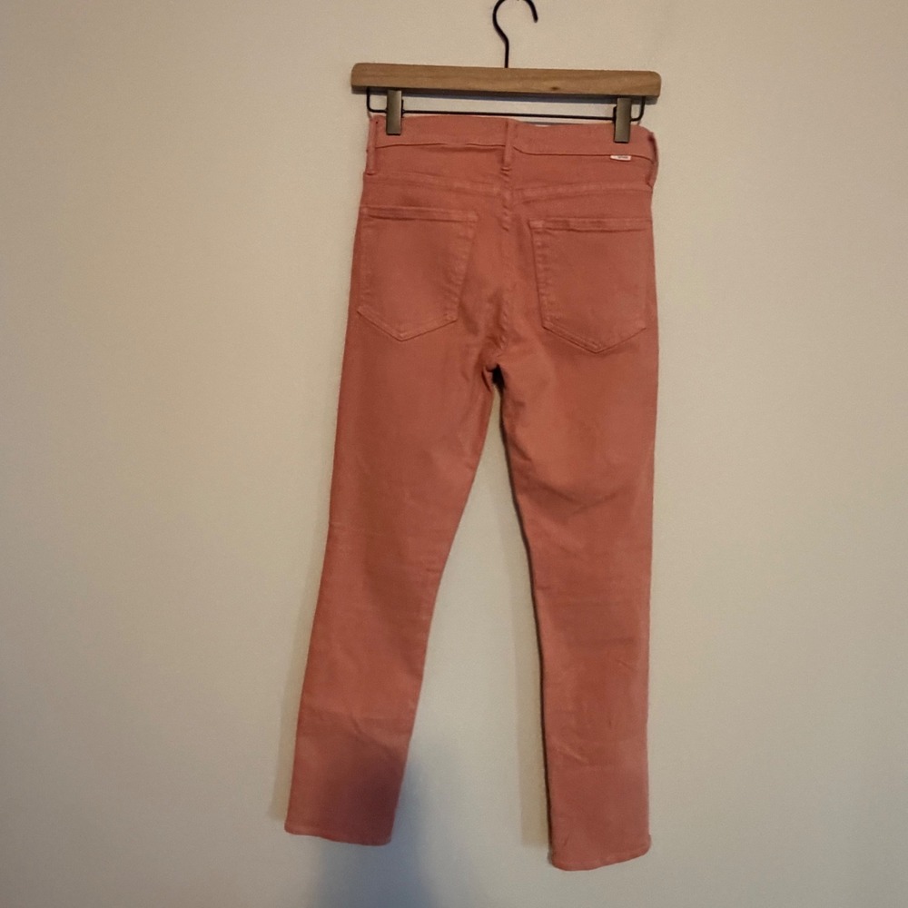 Mother jeans The Stash Mid Rise Dazzler Ankle Second Chance 26 pink casual - Picture 4 of 7